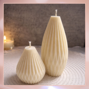 Geometric Sculpted Candles