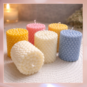 Colorful Bubble Candles